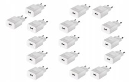 10x ŁADOWARKA HUAWEI HW-050100E01 1A USB BIAŁA