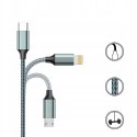 Multi kabel GIANAC iPhone/UsbC/Micro 1.2m 4w1