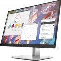 Monitor bezramkowy HP E24 G4 IPS FHD 23,8" FHD HDMI DP hub USB kable KlasaA