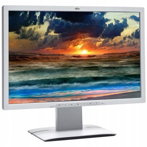 Monitor Fujitsu LED B24W-6 24" 1920x1200 DP DVI VGA Pivot kable głośniki A