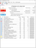 250GB HDD SATA SEAGATE ST9250311CS 2.5 USZKODZONY