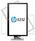 Monitor LED HP E232 23" 1920x1080 IPS DP HDMI D-Sub hub USB kable klasa A