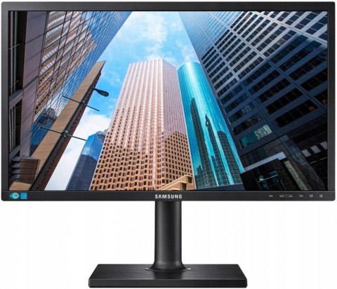 Nowoczesny monitor Samsung 22 cale LED 5ms DP DVI VGA z kablami Klasa A