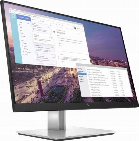 Monitor bezramkowy HP E23 G4 23" FHD IPS HDMI DP D-Sub kable klasa A