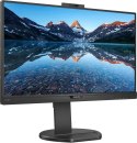 Monitor bezramkowy Philips 243B9H 24" FHD IPS HDMI DP USB-C kamera kable A