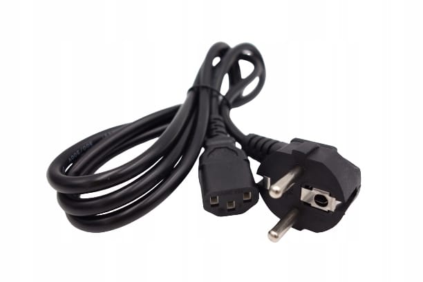 Kabel zasilający do monitora lub komputera typ C13 1,5 m - obrazek 2