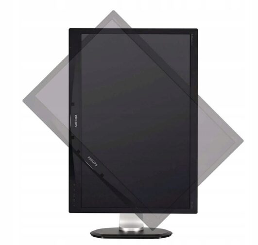 Philips 240P4Q 24,1" 1920x1200 IPS LED monitor VGA DVI DP cables grade B: photo