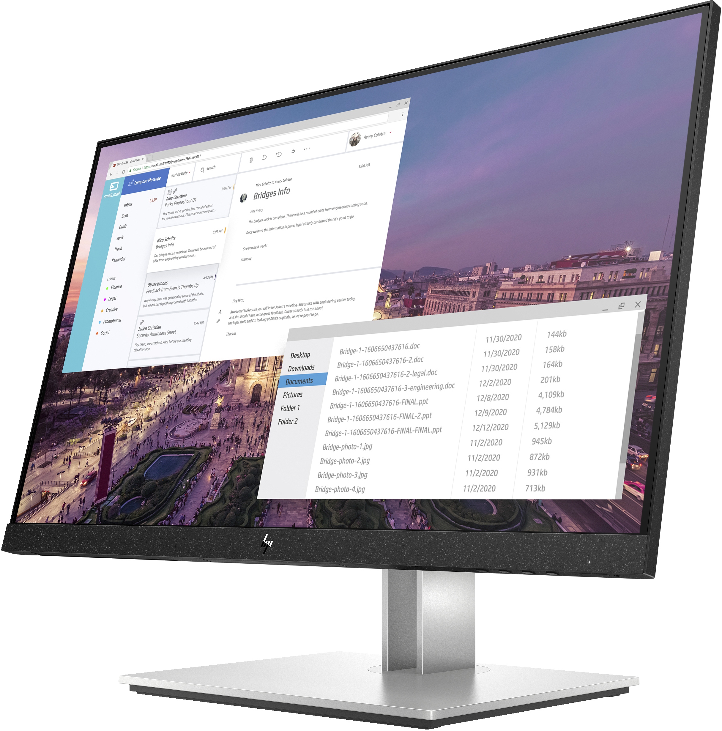 HP E23 G4 | 23" | 1920X1080 | DP HDMI VGA | Клас A- | Кабелі